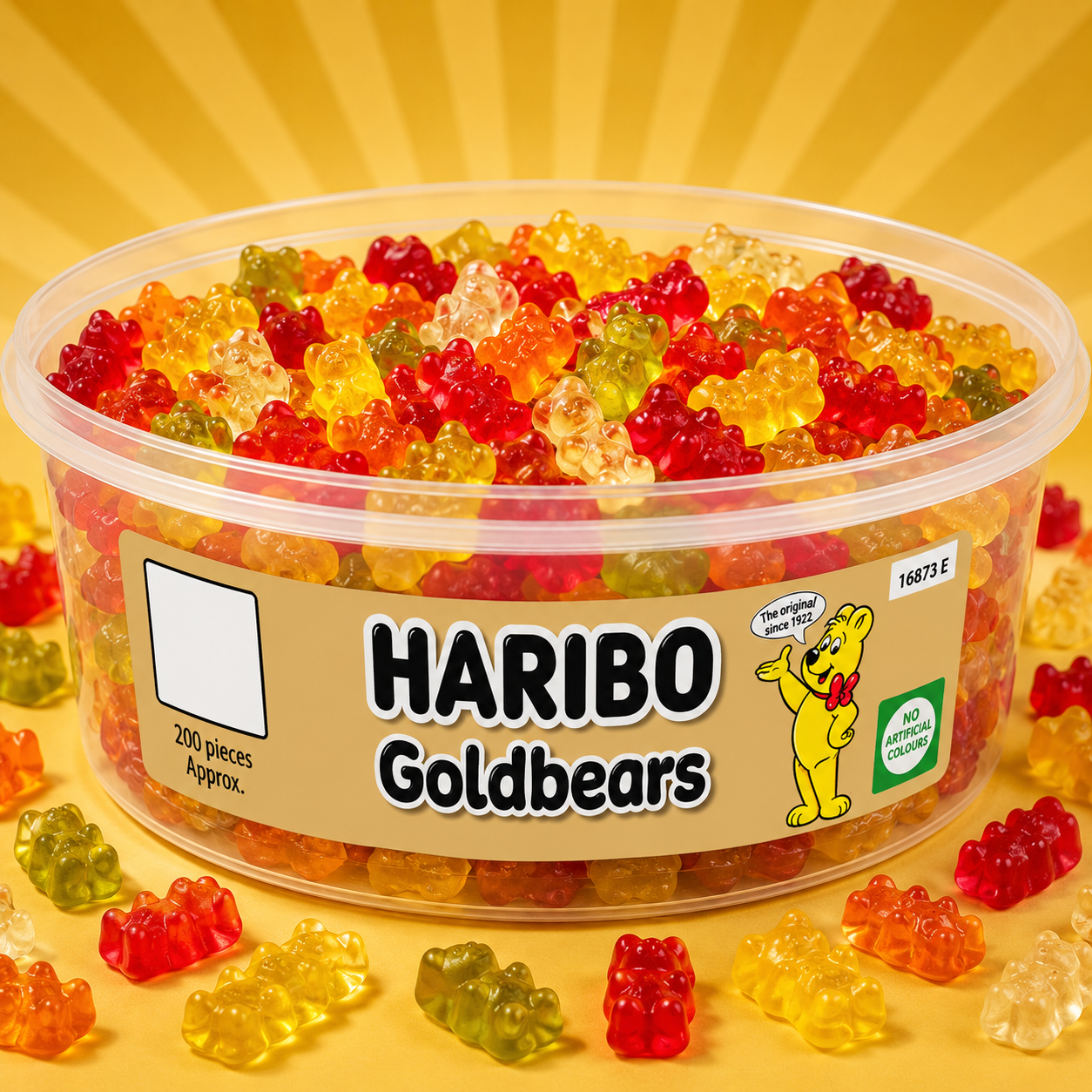 Haribo Gold Bears Tub 460g 200 Count