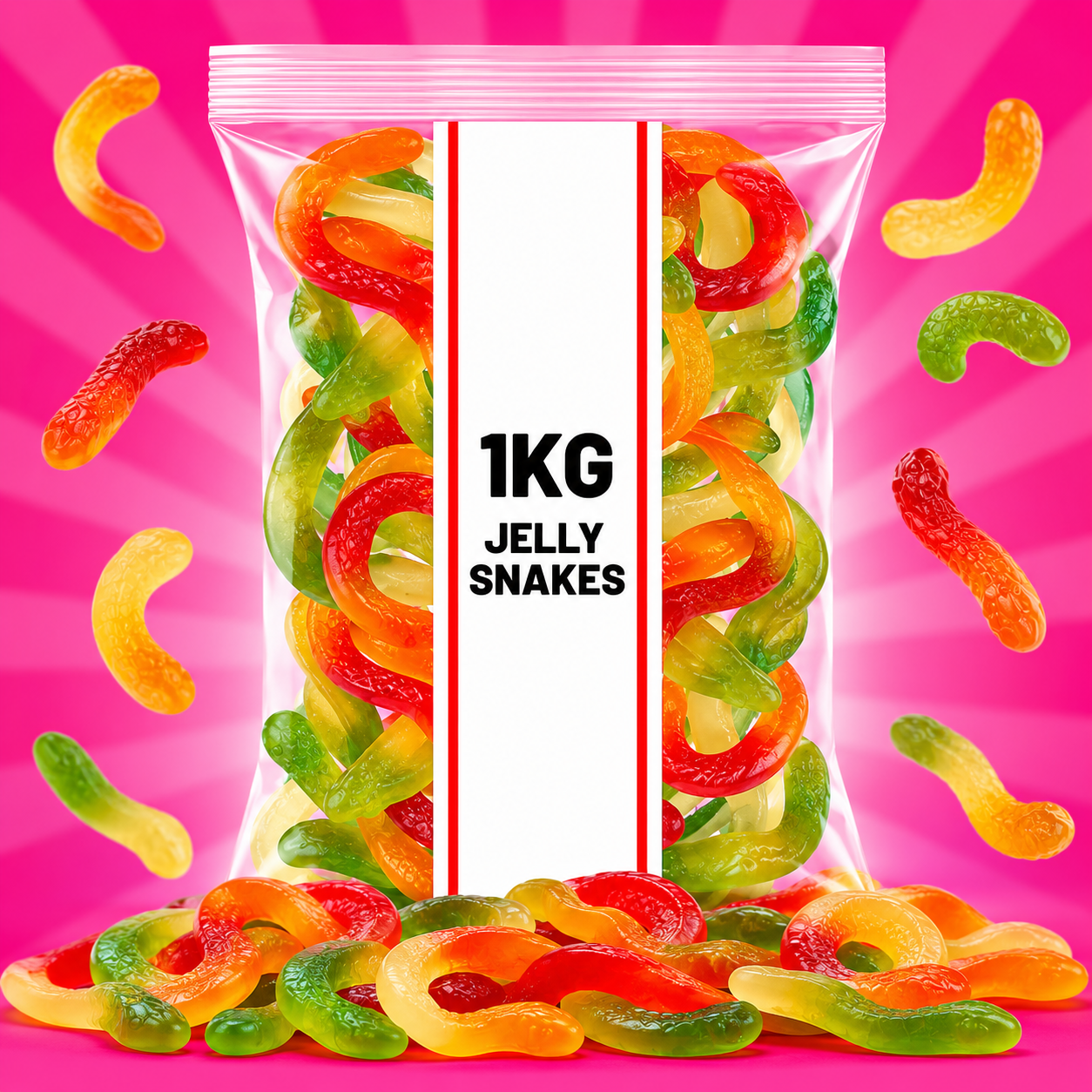 1KG Of Jelly Snakes