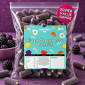 1kg Candycrave Super Value Fizzy Blackberry Pencils