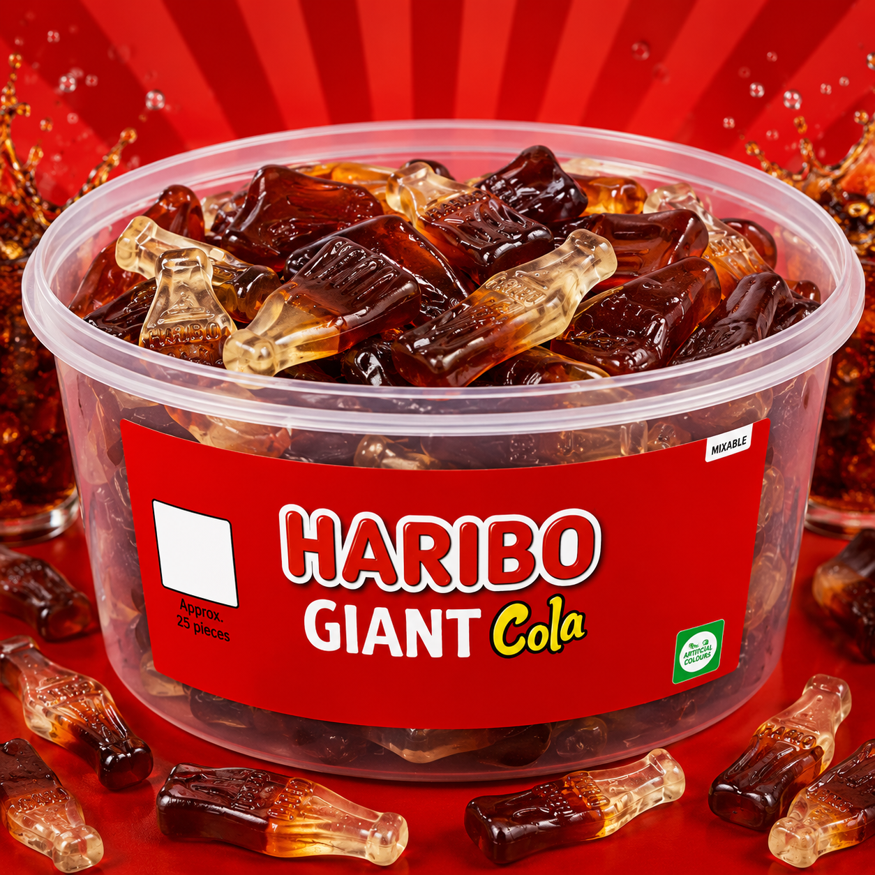 Haribo Giant Cola Tub 720g 40 Count