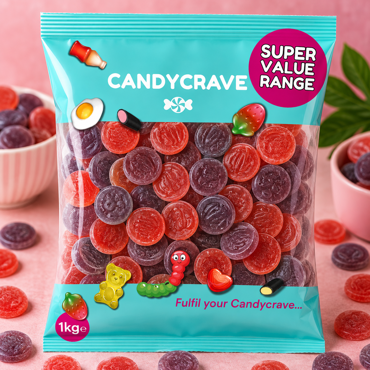 1KG Candycrave Super Value Brain
