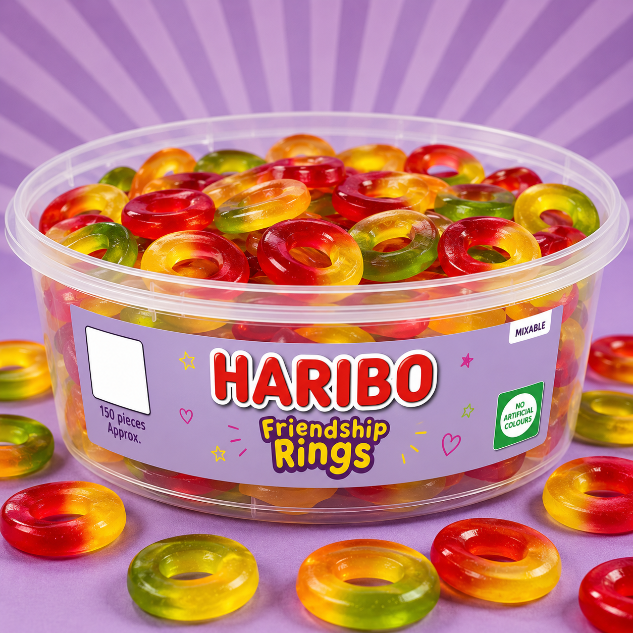 Haribo Friendship Rings 480g 150 Count
