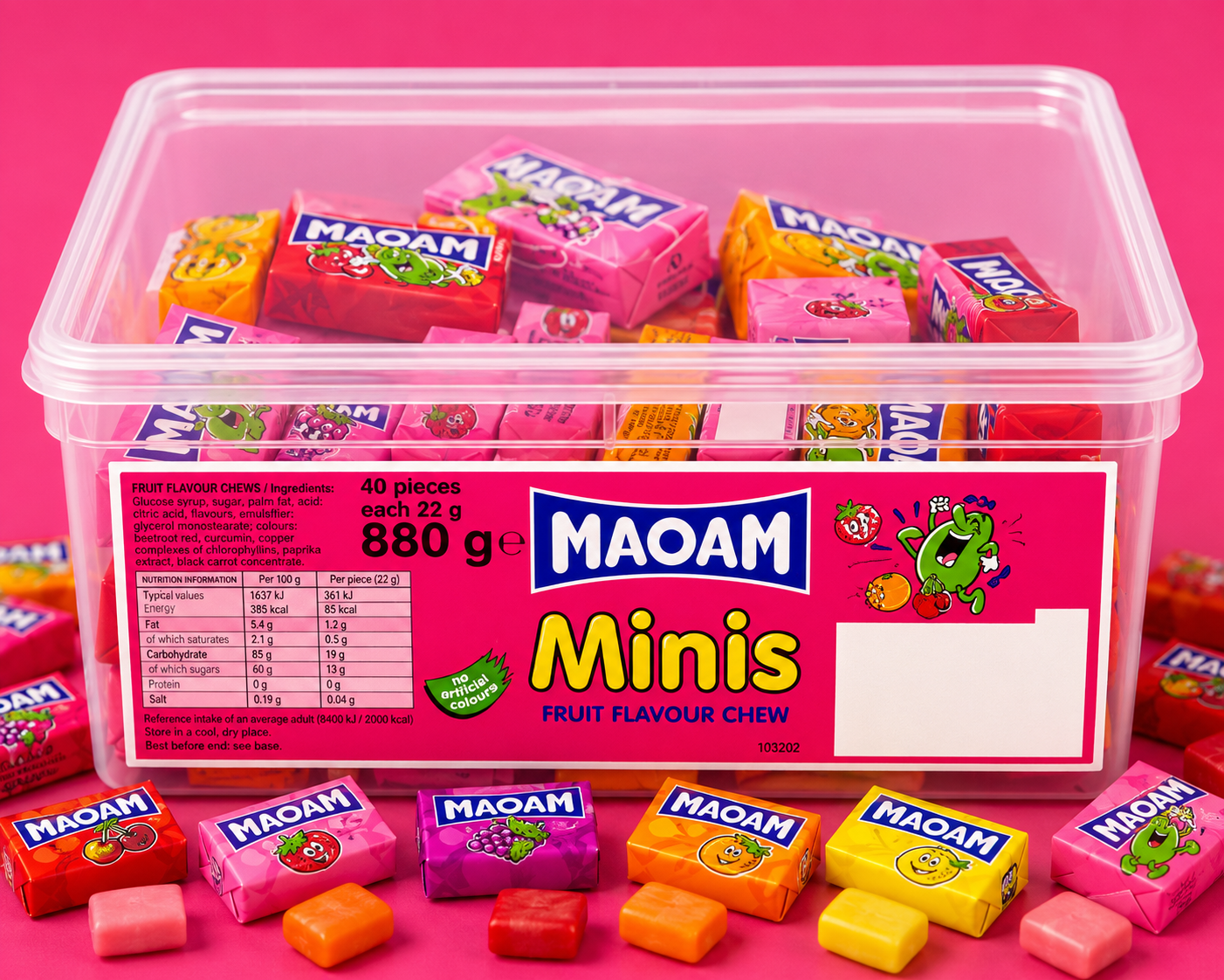 Haribo Mini Maoam Bloxx 880G 40 Count