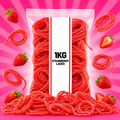 1KG Strawberry Laces